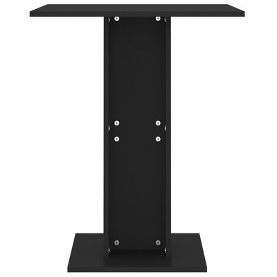 vidaXL Bistro stolek černý 60 x 60 x 75 cm dřevotříska