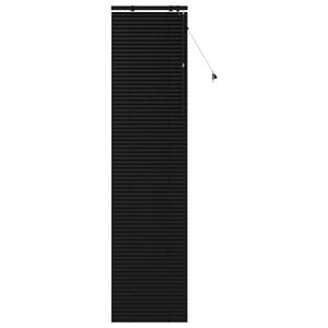 vidaXL Venet &scaron;koln&iacute; žaluzie Čern&aacute; 65 x 250 cm 35 mm Masivn&iacute; paulovnie