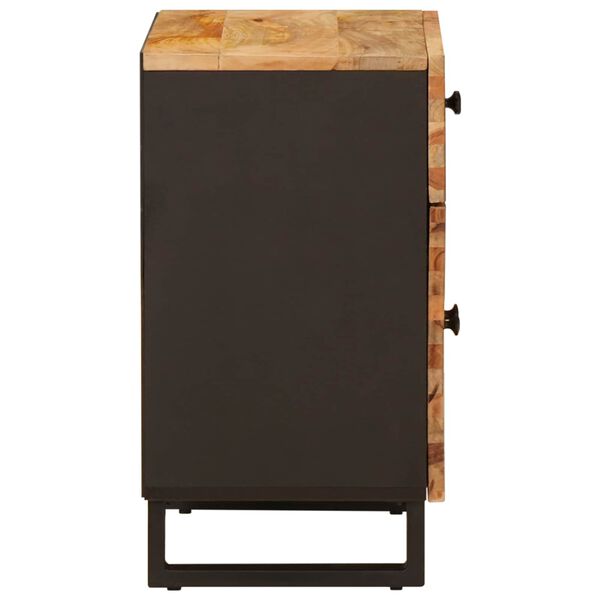 vidaXL Nočn&iacute; skř&iacute;ňka Hněd&aacute; 50 x 33 x 60 cm Masivn&iacute; mangov&eacute; dřevo