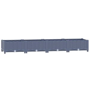 vidaXL Vyv&yacute;&scaron;en&yacute; z&aacute;hon 160 x 40 x 23 cm polypropylen