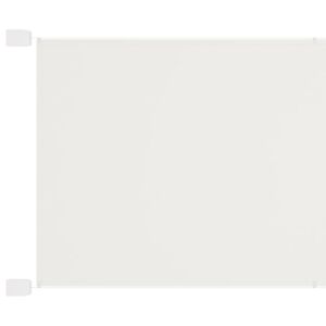 vidaXL Vertik&aacute;ln&iacute; mark&yacute;za b&iacute;l&aacute; 140 x 420 cm oxfordsk&aacute; l&aacute;tka