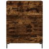 vidaXL Skř&iacute;ň highboard kouřov&yacute; dub 69,5 x 34 x 180 cm kompozitn&iacute; dřevo