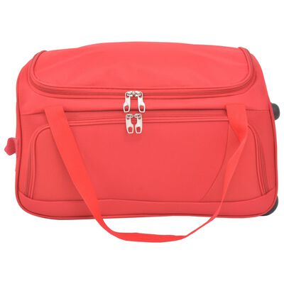 vidaXL 3dílná sada cestovních kufrů, červená