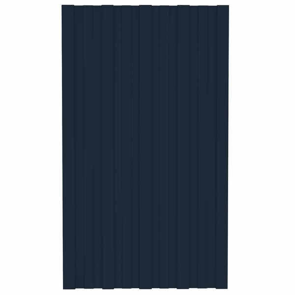 vidaXL Stře&scaron;n&iacute; panel 12 pcs Antracit 80 x 45 cm Pozinkovan&aacute; ocel