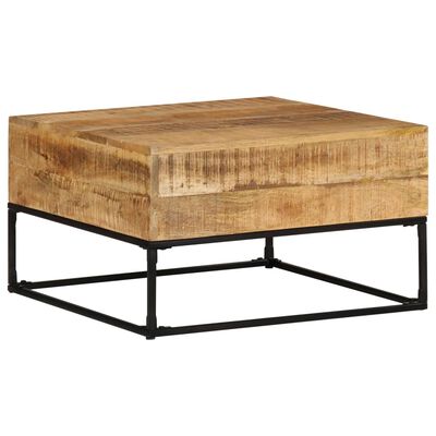 vidaXL Konferenční stolek 68 x 68 x 41 cm hrubé mangovníkové dřevo