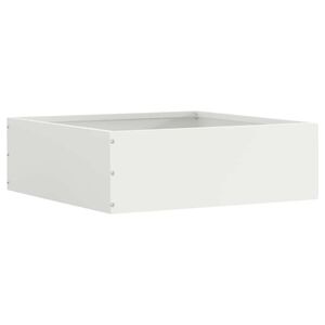 vidaXL Okraj tr&aacute;vn&iacute;ku 40 x 40 x 13 cm Ocel B&iacute;l&aacute;
