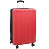 vidaXL Kufr se z&aacute;mkem Červen&aacute; 50 x 30 x 76 cm ABS plast