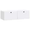 vidaXL N&aacute;stěnn&aacute; TV skř&iacute;ň 98 x 41 x 30 cm B&iacute;l&aacute; Kompozitn&iacute; dřevo
