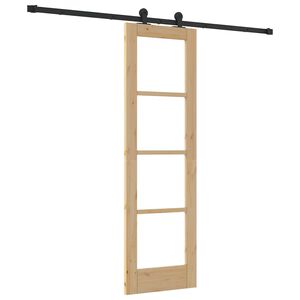 vidaXL Posuvn&eacute; dveře ORKDAL Př&iacute;rodn&iacute; 61 x 198,5 cm