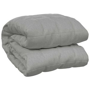 vidaXL Z&aacute;těžov&aacute; deka &scaron;ed&aacute; 155 x 220 cm 11 kg textil