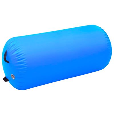 vidaXL Nafukovací cvičební válec s pumpou 120 x 75 cm PVC modrý