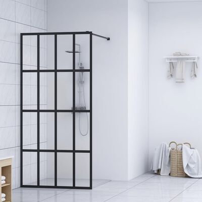 vidaXL Zástěna do průchozí sprchy čiré tvrzené sklo 80 x 195 cm