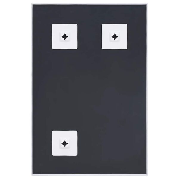 vidaXL Zrcadlo b&iacute;l&eacute; 60 x 40 cm