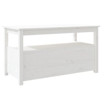 vidaXL Konferenční stolek bílý 102 x 49 x 55 cm masivní borové dřevo