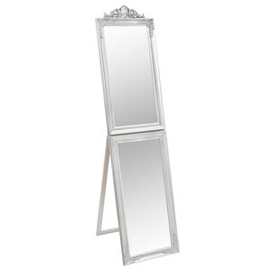 vidaXL Volně stoj&iacute;c&iacute; zrcadlo stř&iacute;brn&eacute; 45 x 180 cm