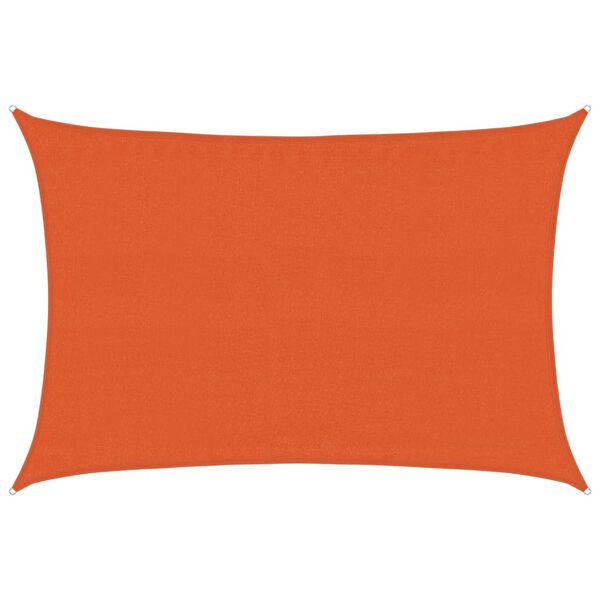 vidaXL St&iacute;n&iacute;c&iacute; plachta 160 g/m&sup2; oranžov&aacute; 3,5 x 4,5 m HDPE