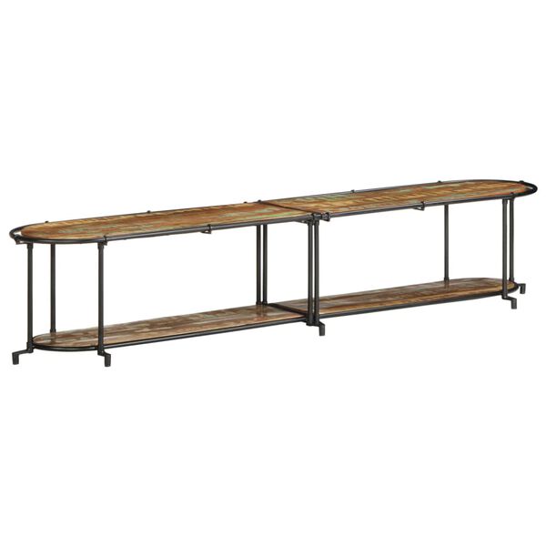 vidaXL TV stolek 200 x 42 x 40 cm masivn&iacute; recyklovan&eacute; dřevo