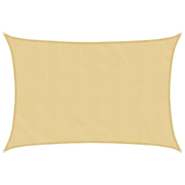 vidaXL St&iacute;nic&iacute; plachta p&iacute;skov&aacute; 4,5x3,5 m 100% polyester oxford