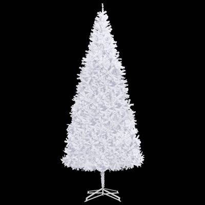vidaXL Umělý vánoční stromek s LED osvětlením 500 cm bílý