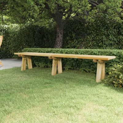 vidaXL Zahradní lavice 220 cm impregnované masivní borové dřevo