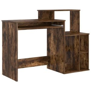 vidaXL Stůl Kouřov&yacute; dub 120,5 x 44 x 88,5 cm Kompozitn&iacute; dřevo