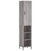 vidaXL Skř&iacute;ň highboard &scaron;ed&aacute; sonoma 34,5 x 34 x 180 cm kompozitn&iacute; dřevo