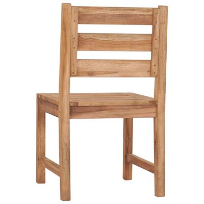 vidaXL Zahradní židle 2 ks masivní teakové dřevo
