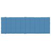 vidaXL Podu&scaron;ka na leh&aacute;tko modr&aacute; melanž 186x58x4 cm textil