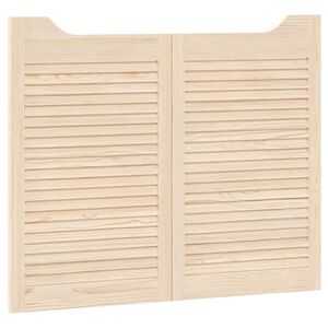 vidaXL Kyvn&eacute; dveře 2 ks 80 x 50 cm Masivn&iacute; borovicov&eacute; dřevo Př&iacute;rodn&iacute;
