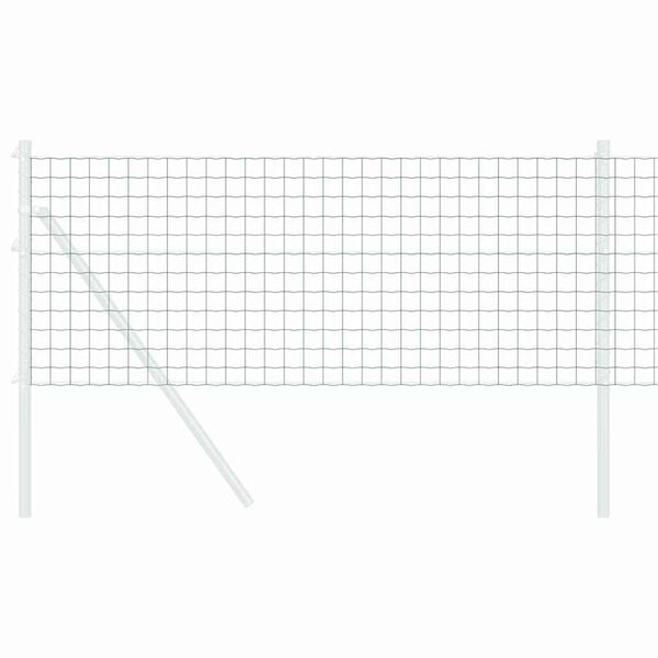 vidaXL Euro plot Zelen&aacute; 0,4 x 25 m Železo potažen&eacute; PVC