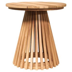 vidaXL Bočn&iacute; stůl Hněd&aacute; 50 x 50 x 49,5 cm Pevn&eacute; teakov&eacute; dřevo