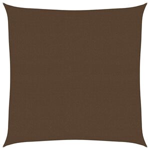 vidaXL St&iacute;n&iacute;c&iacute; plachta 160 g/m&sup2; hněd&aacute; 7 x 7 m HDPE