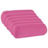 vidaXL Povlak na pol&scaron;t&aacute;ř 6 pcs HEERLEN Růžov&aacute; &Oslash; 15 x 40 cm Polyester