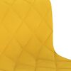 vidaXL Otočn&eacute; j&iacute;deln&iacute; židle 2 ks hořčicově žlut&eacute; samet