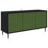vidaXL Televizn&iacute; skř&iacute;ň GELEEN 102 x 33 x 51 cm Čern&yacute; dub