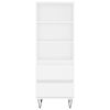 vidaXL Skříň highboard bílá 40 x 36 x 110 cm kompozitní dřevo