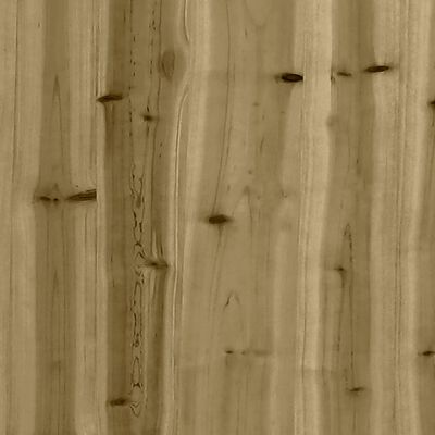 vidaXL Zahradní podnožka s poduškou impregnované borové dřevo
