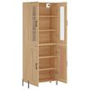 vidaXL Skř&iacute;ň highboard dub sonoma 69,5 x 34 x 180 cm kompozitn&iacute; dřevo