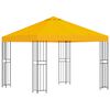 vidaXL Alt&aacute;n 3 x 3 m Žlut&aacute; Polyester a ocel 190 gsm