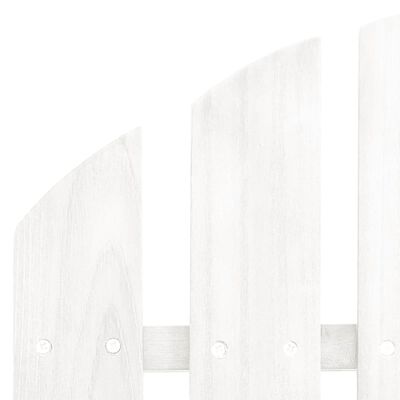 vidaXL Zahradní houpací křeslo dřevěné bílé