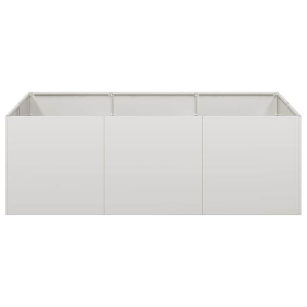 vidaXL Truhl&iacute;k 120x80x40 cm nerezov&aacute; ocel