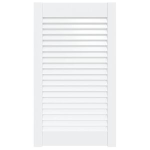 vidaXL N&aacute;bytkov&aacute; dv&iacute;řka lamelov&yacute; design b&iacute;l&aacute; 69 x 39,4 cm borovice