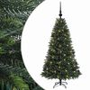 vidaXL Uměl&yacute; v&aacute;nočn&iacute; stromek s baňkami 120 cm 150 LED Tepl&aacute; b&iacute;l&aacute;
