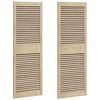 vidaXL Skř&iacute;ňov&eacute; dveře se dveřmi 2 pcs Př&iacute;rodn&iacute; 49,5 x 2,1 x 140,5 cm