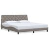 vidaXL R&aacute;m postele bez matrace taupe 180 x 200 cm textil