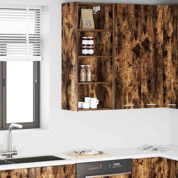 vidaXL Z&aacute;věsn&aacute; skř&iacute;ňka Kouřov&yacute; dub 40 x 29,5 x 100 cm kompozitn&iacute; dřevo