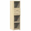 vidaXL Skř&iacute;ň highboard dub sonoma 30 x 42,5 x 124 cm kompozitn&iacute; dřevo
