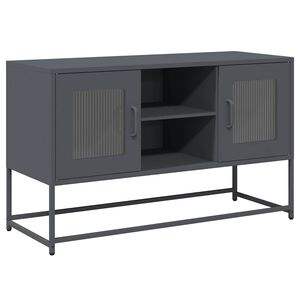 vidaXL TV skř&iacute;ňka antracitov&aacute; 100,5 x 39 x 60,5 cm ocel