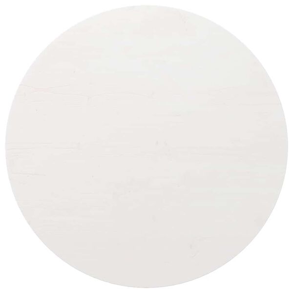 vidaXL Stoln&iacute; deska b&iacute;l&aacute; &Oslash; 80 x 2,5 cm masivn&iacute; borov&eacute; dřevo