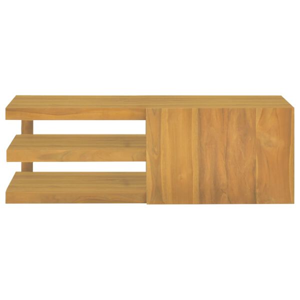 vidaXL N&aacute;stěnn&aacute; koupelnov&aacute; skř&iacute;ňka 90 x 40 x 30 cm masivn&iacute; teak
